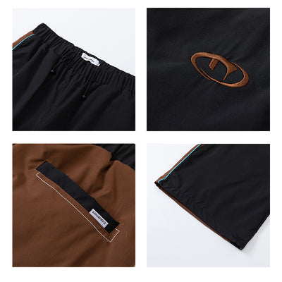 Pantalones de Buzo Retro con Contraste de Colores para Hombre - Image 5