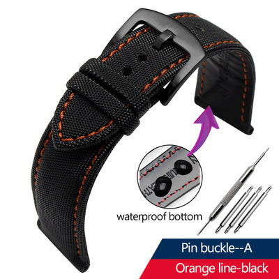 Correa de Reloj Nylon Canvas Tiansuo Haixing para Hombre - Image 6