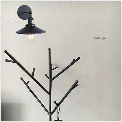 Lámpara de Pared Industrial en Hierro Forjado Negro Mate para Restaurantes y Cafés - Image 16