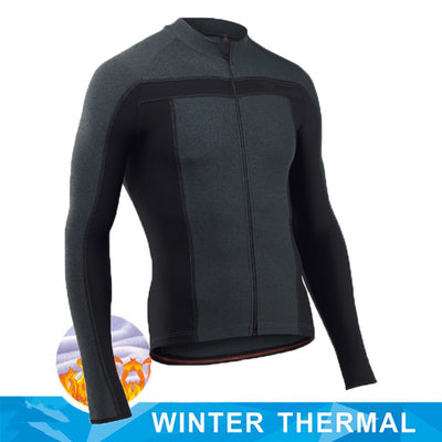 Jersey de Ciclismo Invernal en Lana Merino para Hombre - Image 29