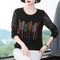 Blusa Elegante con Encaje y Detalles Brillantes para Mujer