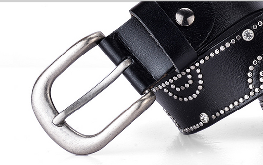 Cinturón Femenino con Hebilla de Aleación y Detalles de Strass - Image 12