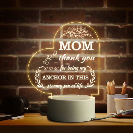 Lámpara Nocturna Cálida Personalizada para Dormitorio Materno - Image 13