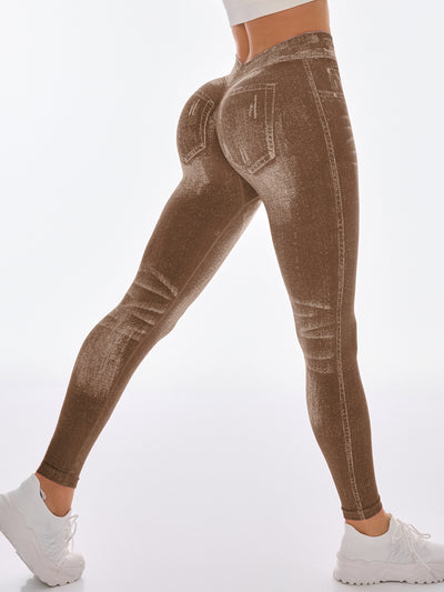 Leggings Deportivos Sin Costuras con Diseño en V para Glúteos Esculpidos - Image 7