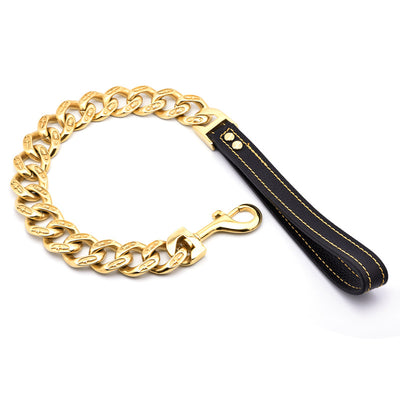 Correa de Acero Inoxidable Titanio para Perros - Cadena Resistente y Segura - Image 14