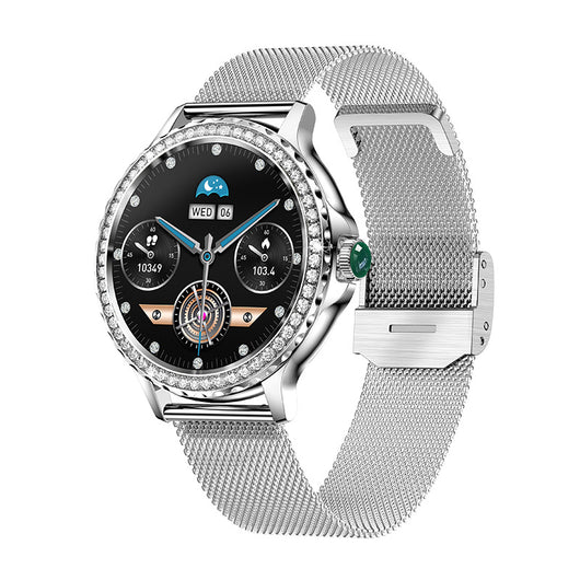 Reloj Inteligente para Mujer con Llamadas Bluetooth y Diamantes - Image 4