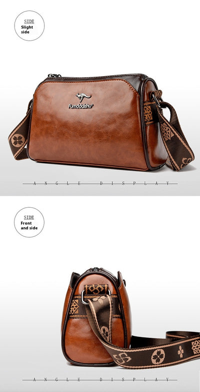 Bolsa Mensajera Retro Reversible de Doble Cara para Mujer - Image 13