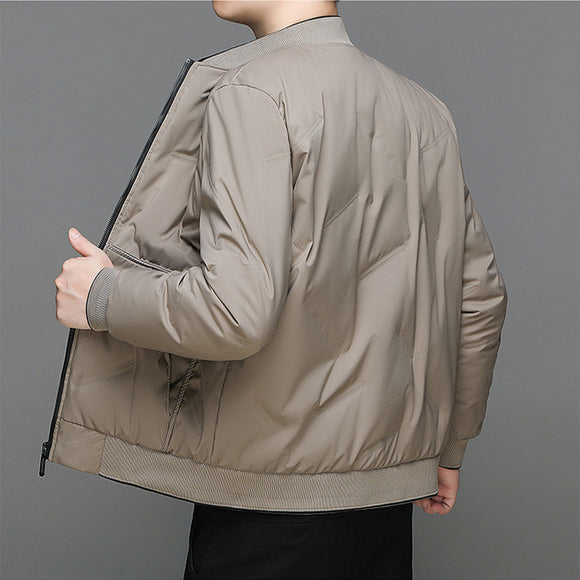 Jaqueta Masculina de Pena - Casaco Casual Esportivo Impermeável
