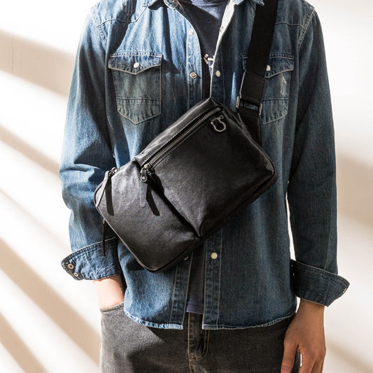 Bolso de Cuero para Hombre con Estilo Moderno