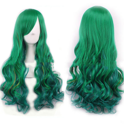 Peluca Harajuku Rizada Larga con Capucha Multicolor para Mujer - Image 12