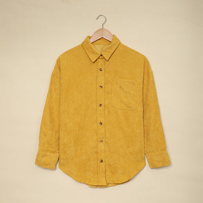 Camisa de Pana para Mujer con Solapa y Bolsillos - Image 6