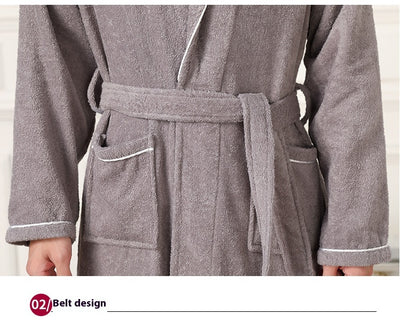 Bata de Toalla Absorbente Unisex - Pijama Cómodo para Hombre y Mujer - Image 35