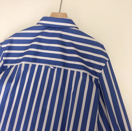 Blusa Suelta Manga Larga con Corte Tridimensional para Mujer - Image 15