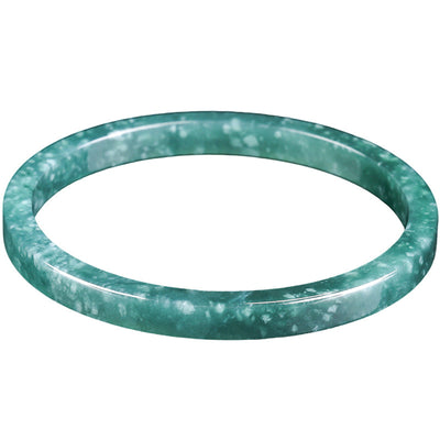 Pulsera de Jade Azul Agua Personalizada con Piedra Natural Cuadrada - Image 5