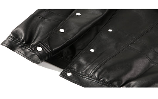Traje Biker Oversize con Mangas Linterna y Solapa - Image 12