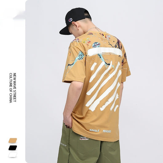 Camiseta Unisex Estampado Graffiti Street Style - Image 2