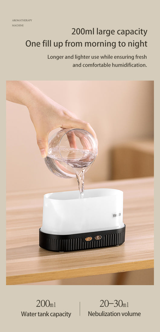 Difusor de Aroma con Efecto Llama - Humidificador Silencioso para el Hogar - Image 19