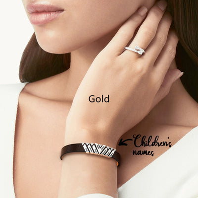 Pulsera de Cuero Personalizada con Sistema de Cierre Ajustable - Image 14