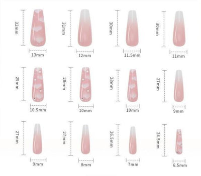 Uñas Postizas Bailarina Desprendibles de Larga Duración - Image 4