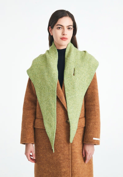 Chal Triangular de Lana Tejida Estilo Coreano - Image 19