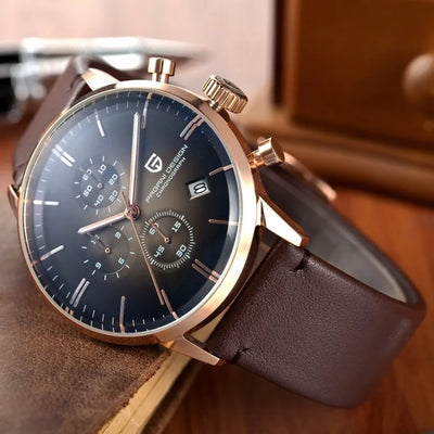 Reloj Calendario Multifunción de Tres Esferas - Image 17