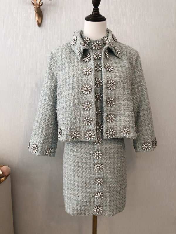 Conjunto Elegante Falda Tubo y Top sin Mangas para Mujer - Image 7