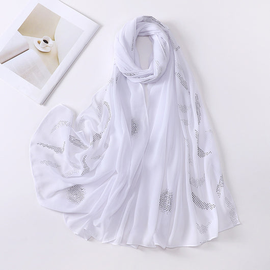 Pañuelo Elegante con Strass Cerrado para Mujer - Accesorio de Moda Versátil - Image 27