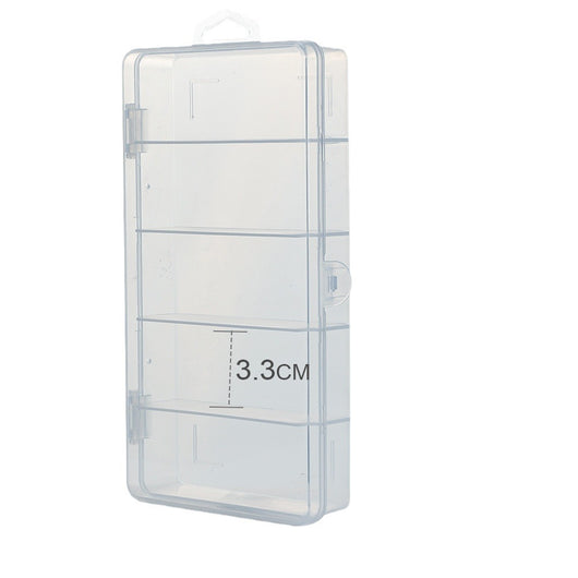 Caja Organizadora de Pesca con 5 Compartimentos Transparentes - Image 5
