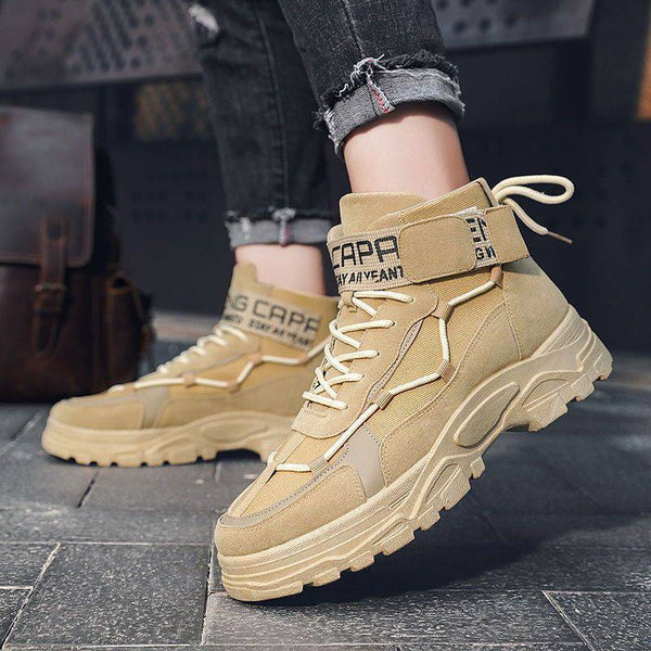 Bota Casual Estilo Británico para Hombre - Versátil y Resistente