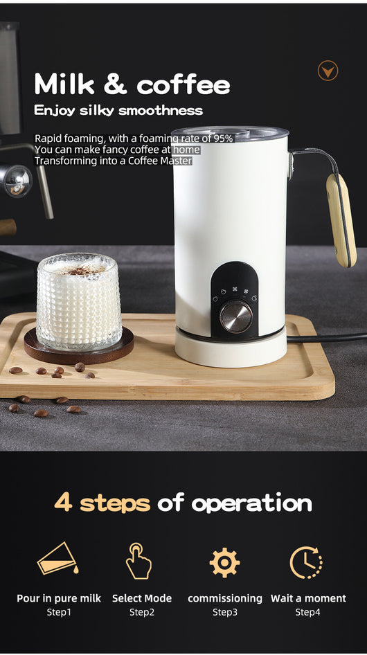 Batidor de Leche Eléctrico para Bebidas Frías y Calientes - Image 18
