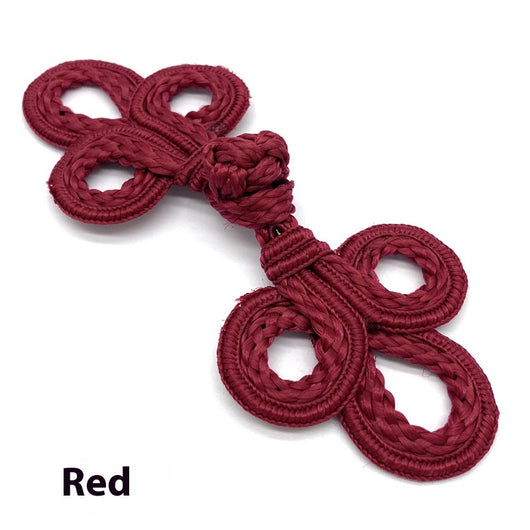 Accesorios Tejidos a Mano Estilo Chino con Motivo de Tres Hojas 19A - Image 12