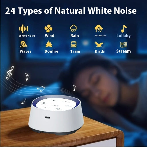 Luz Nocturna Calmante con 24 Músicas Relajantes e Inductor de Sueño para Bebés - Image 11