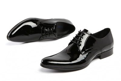 Zapatos de Cuero Oxford para Hombre con Punta Afilada - Image 22