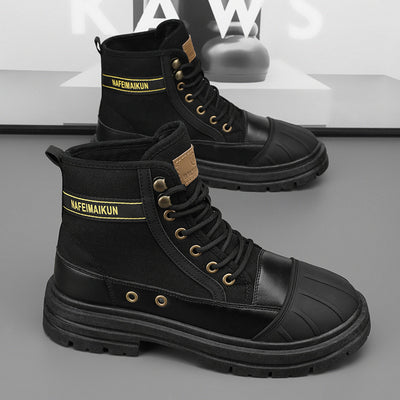 Botas Martin Altas Estilo Británico para Hombre - Image 9