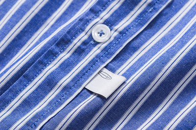 Camisa Holgada de Cuadros para Hombre con Solapas y Mangas Largas - Image 9