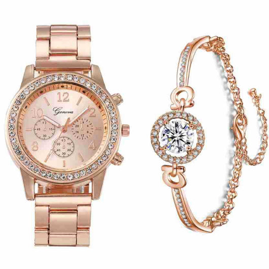 Reloj de Pareja Acero Inoxidable con Movimiento de Cuarzo para Hombre y Mujer - Image 7
