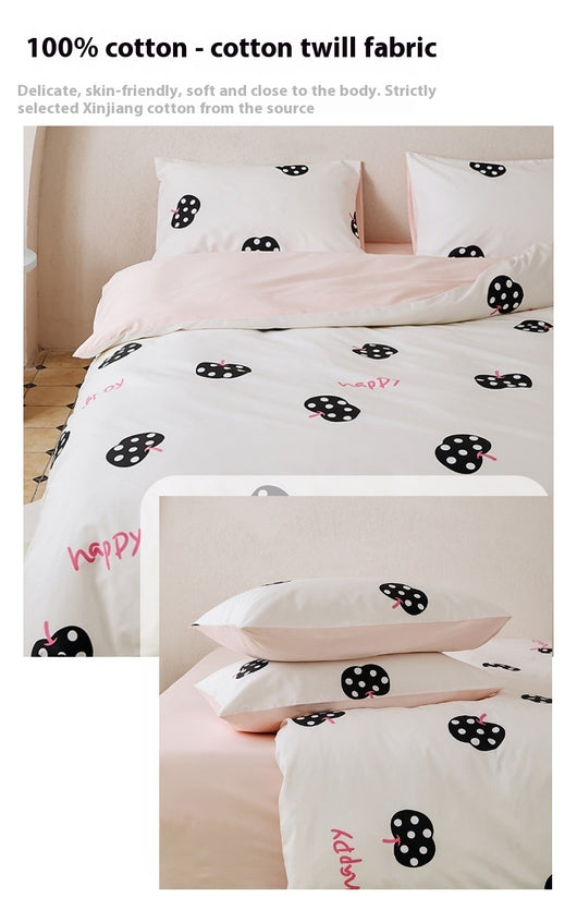 Juego de Cama 4 Piezas 100% Algodón con Estampado - Image 37