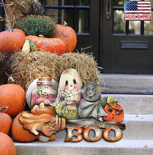 Corona Decorativa de Otoño e Halloween para Puerta y Pared