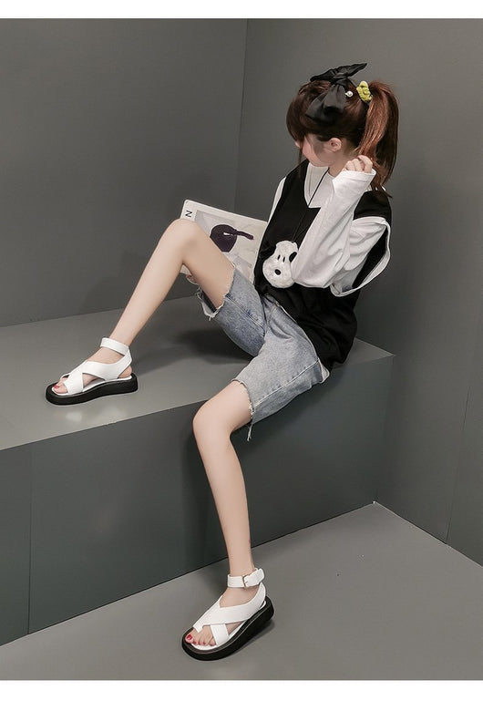 Sandalias Romanas Hada con Suela Gruesa para Mujer - Image 10
