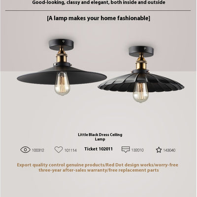 Lámpara de Techo Industrial de Hierro - Luz Colgante Minimalista - Image 2