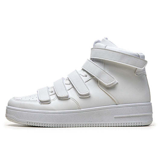 Zapatillas Altas Deportivas Casual para Hombre - Blancas con Velcro - Image 7