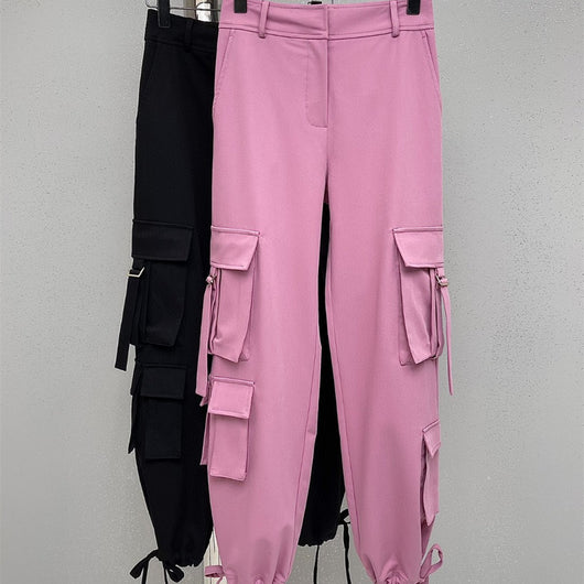Pantalón Cargo Millennium Spice con Múltiples Bolsillos y Cintura Ajustable