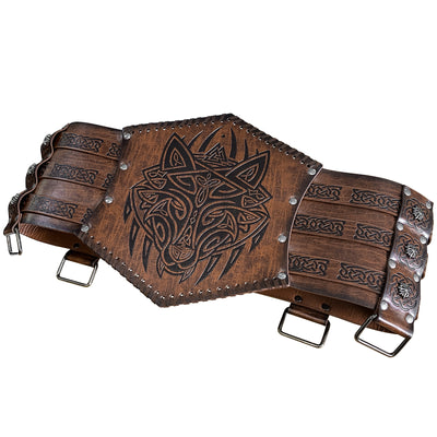 Cinturón Ancho Estilo Vikingo Nórdico con Relieve - Image 18