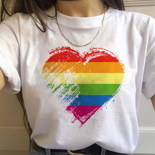 Playera Orgullo Gay Arcoíris para Mujer - Manga Corta - Image 4