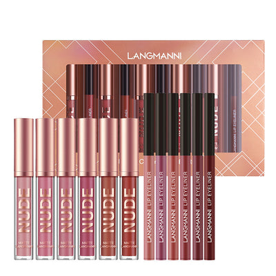 Set de 12 Piezas: 6 Labiales Mate + 6 Delineadores Waterproof de Larga Duración - Image 5