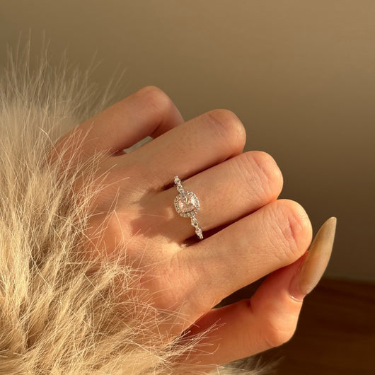 Anillo de Plata Capas Cubo para Mujer - Image 10
