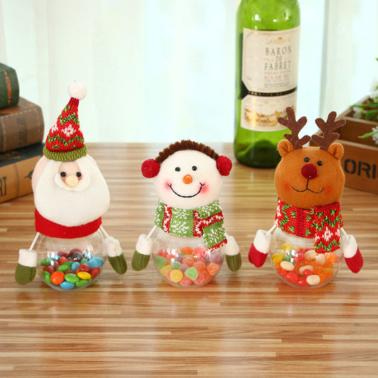 Frasco Navideño Santa para Dulces y Chocolates - Caja de Almacenamiento Infantil - Image 2