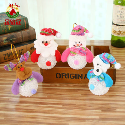 Linterna Navideña Luminosa con Personajes Festivos - Santa, Muñeco de Nieve, Oso y Reno - Image 4