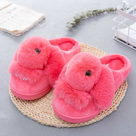 Pantuflas de Conejo Cálidas para Mujer - Diseño Infantil en Algodón Resistente - Image 4