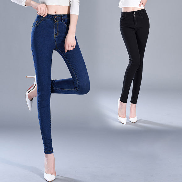 Pantalón Lápiz Cintura Alta Elástico Primavera
